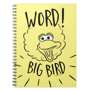 Big Bird Skate Logo - Word! Big Bird Notebook