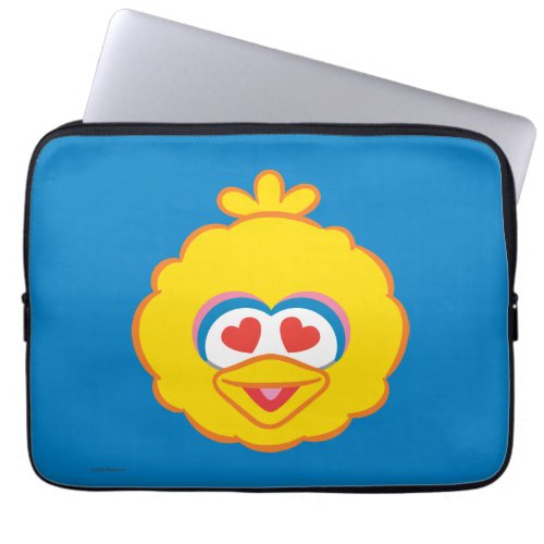 Big Bird Smiling Face with Heart_Shaped Eyes Laptop Sleeve