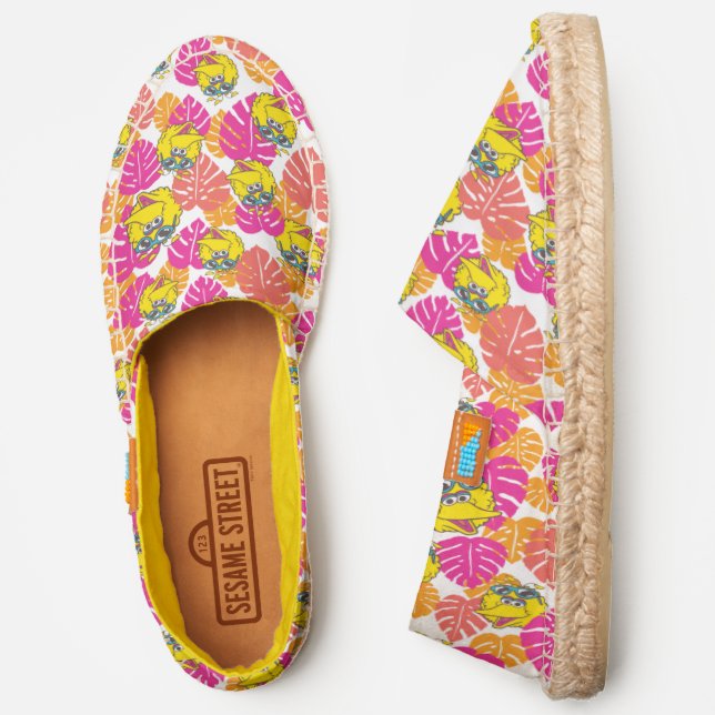 Big Bird | Tropical Pattern Espadrilles (Side)