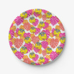 Big Bird | Tropical Pattern Paper Plates