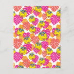 Big Bird | Tropical Pattern Postcard