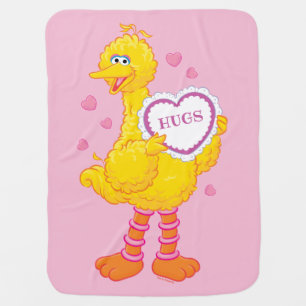 Big Bird Valentine Baby Blanket