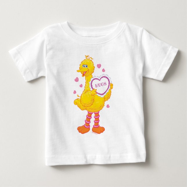 Big Bird Valentine Baby T-Shirt (Front)