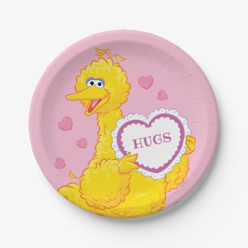 Big Bird Valentine Paper Plates