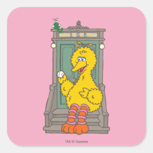 Big Bird Vintage Square Sticker