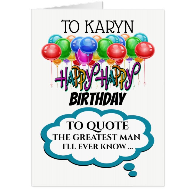 BIG Birthday Card (Front)