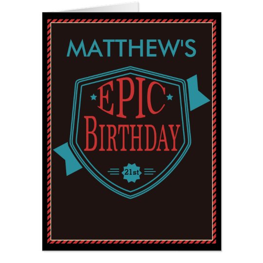 Big Birthday Card - Epic Birthday | Zazzle.com