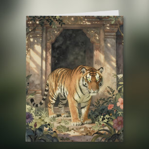 Big Birthday Card for Husband or Boyfriend Tiger 