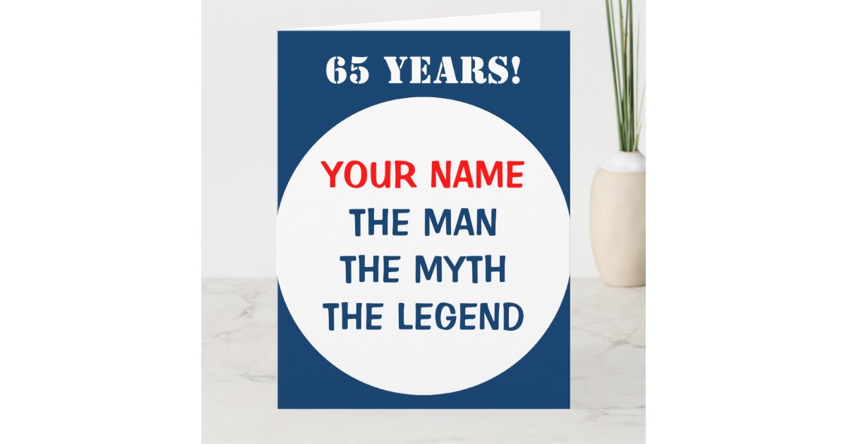 Big Birthday Card For Men Extra Large Size Zazzle Com