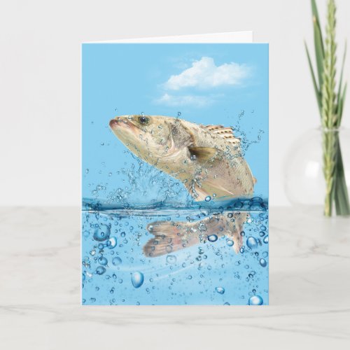 Big Birthday Fish in Water