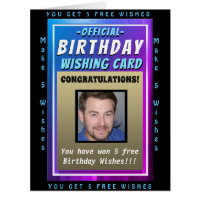 Big Birthday Wishes Greeting Card