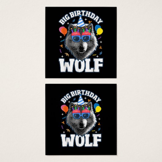 Big Birthday Wolf for Wolves (Front & Back)