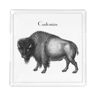 Big Bison Buffalo Thunder_Cove Acrylic Tray