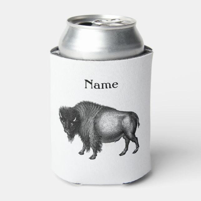 Big Bison Buffalo Thunder_Cove Can Cooler (Can Front)