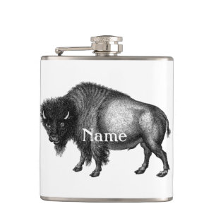 Big Bison Buffalo Thunder_Cove  Flask
