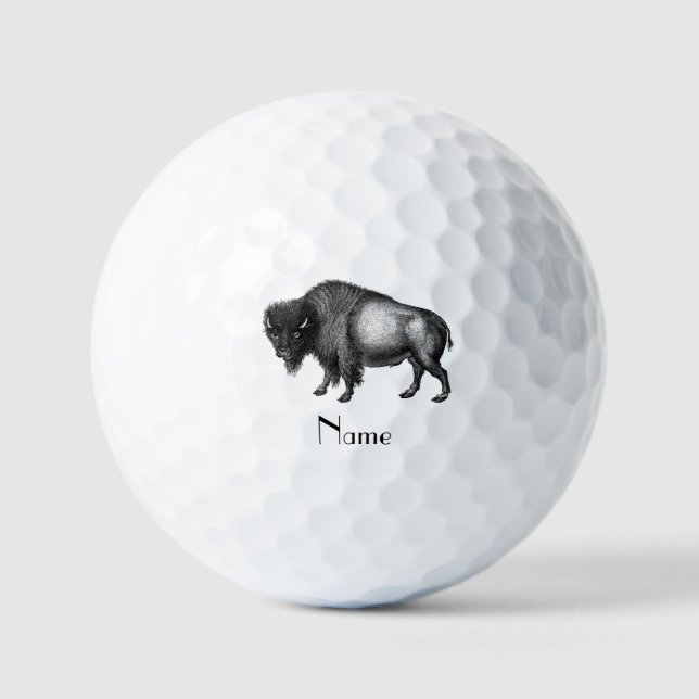 Big Bison Buffalo Thunder_Cove  Golf Balls (Front)