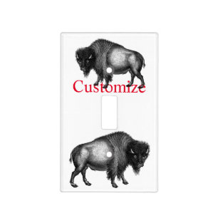 Big Bison Buffalo Thunder_Cove  Light Switch Cover