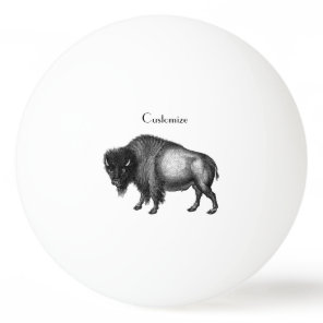Big Bison Buffalo Thunder_Cove    Ping Pong Ball