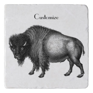 Big Bison Buffalo Thunder_Cove   Trivet