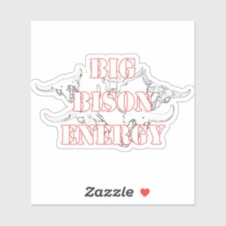 Big Bison Energy Sticker