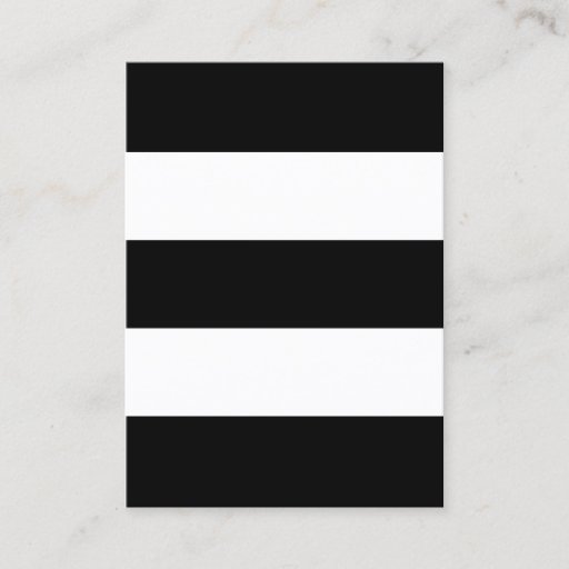 Customizable Big Black and White Stripes Business Card Templates