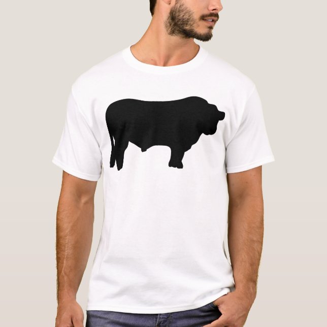 big black angus bull T-Shirt (Front)