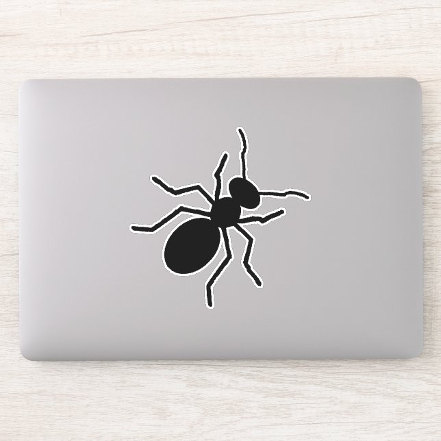 Big Black Ants Crawling Sticker (Computer)