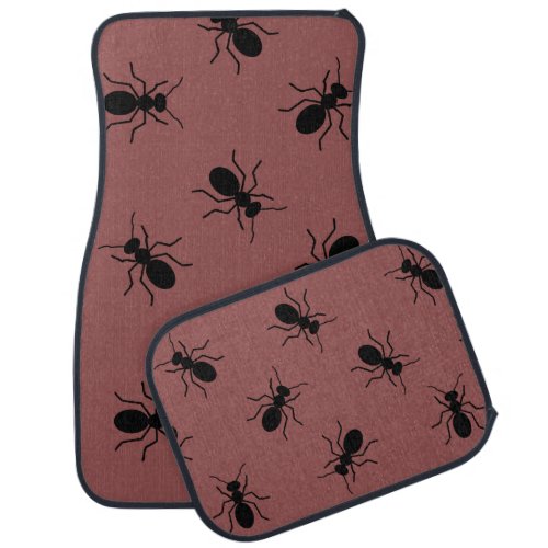 Big Black Ants Pest Control Van Novelty Car Mats