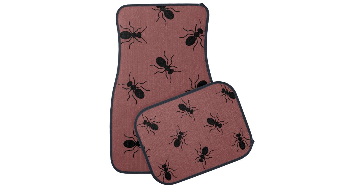 Big Black Ants Pest Control Van Novelty Car Mats Zazzle