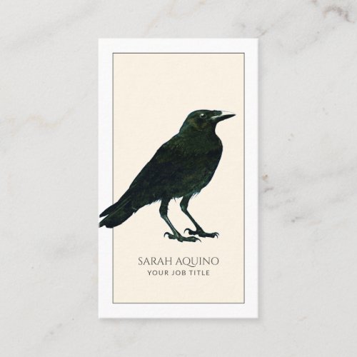 Big Black Crow Business Card