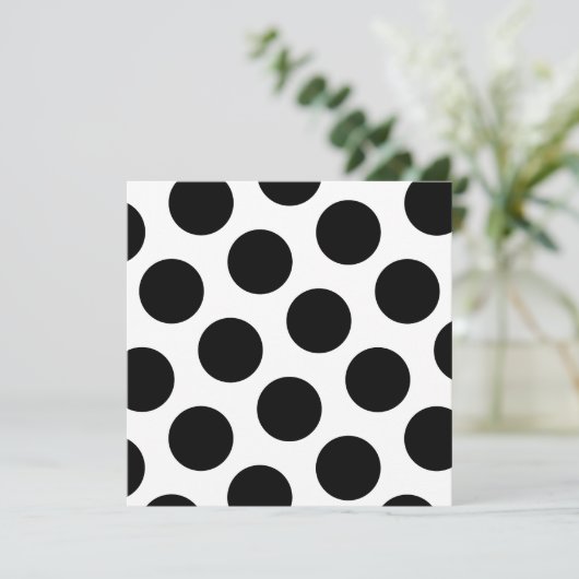 Big Black Diagonal Dots (Standing Front)