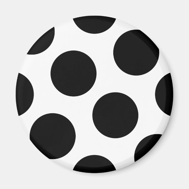 Big Black Dots Magnet (Front)