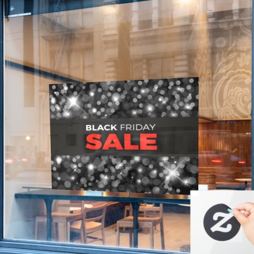 Big BLACK FRIDAY SALE  Window Cling