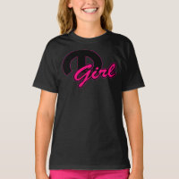 BIG Black M and Hot Pink Mopar GIRL Classic T-Shir