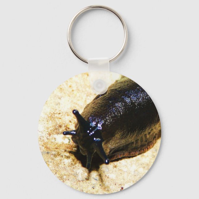 Big Black Slug Keychain (Front)