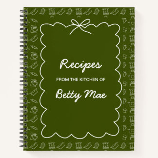 Big Blank Cookbook Write Your Own Favorite Recipe  Notebook