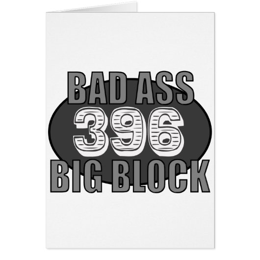 big block bad 396 cards (Front)