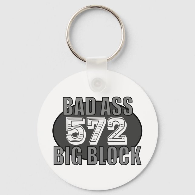 big block bad 572 keychain (Front)
