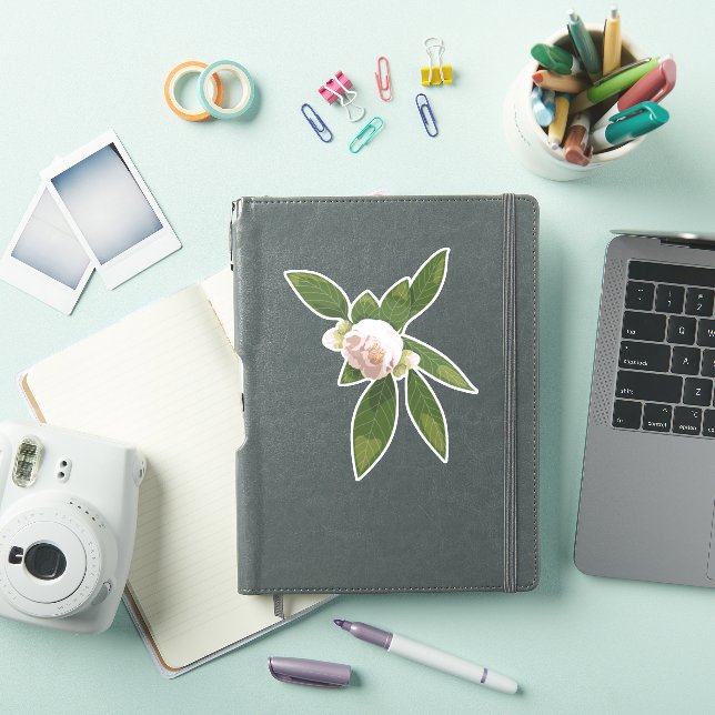 Big Bloom Camellia Charm Sticker (iPad Cover)