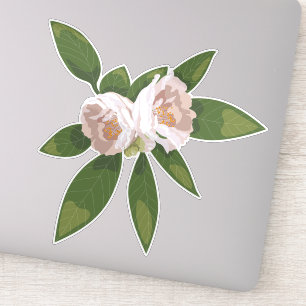 Big Bloom Camellia Charm Sticker