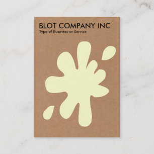 Big Blot - Cardboard Business Card