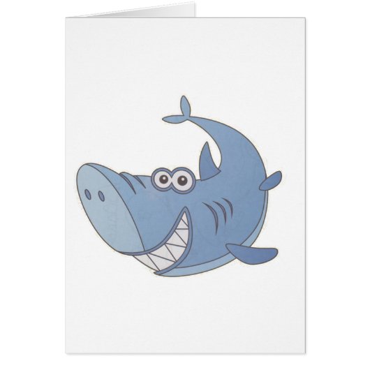 Big Blue Cartoon Shark (Front)