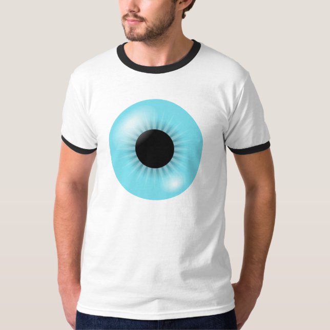 Big Blue Eyeball t-shirt (Front)