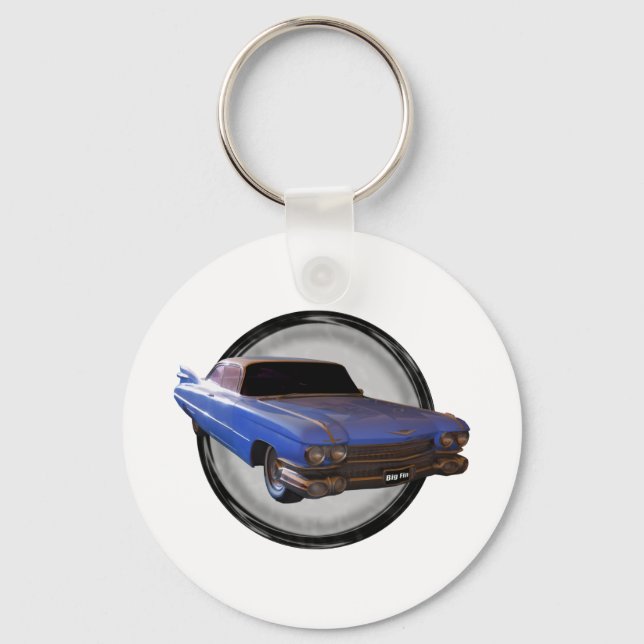 Big Blue Fin 1959 Cadillac Keychain (Front)