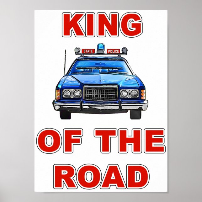 Big Blue King of the Road  #1 Poster (Front)