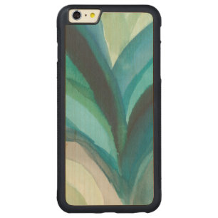 Big Blue Leaf I Carved Maple iPhone 6 Plus Bumper Case