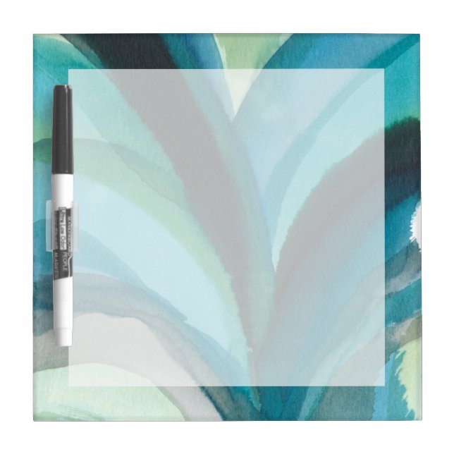 Big Blue Leaf I Dry-Erase Board (Front)