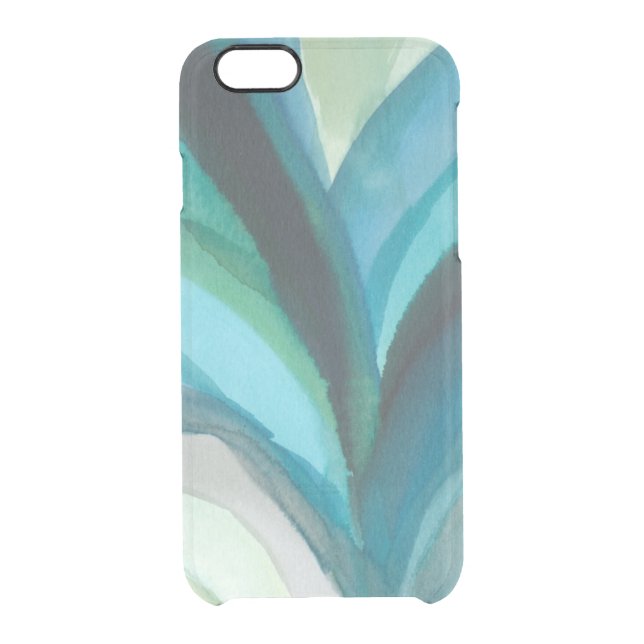Big Blue Leaf I Uncommon iPhone Case (Back)