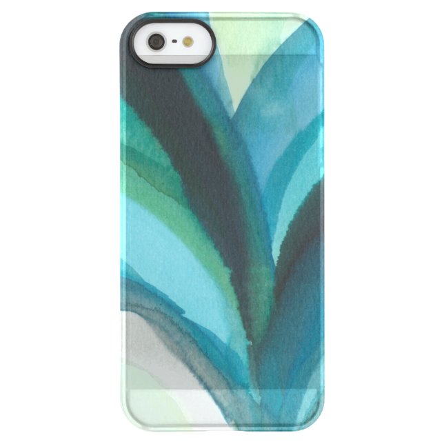 Big Blue Leaf I Uncommon iPhone Case (Back)