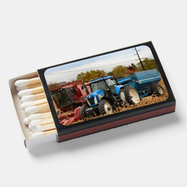 Big Blue Matchboxes (Front Open)